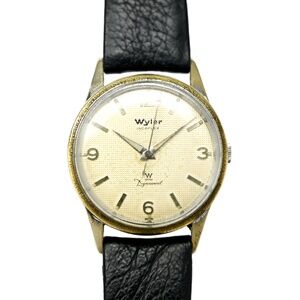 Wyler Incaflex Dynawind Honeycomb Dial Vintage 1960's Men's 33mm Watch 1162.8024